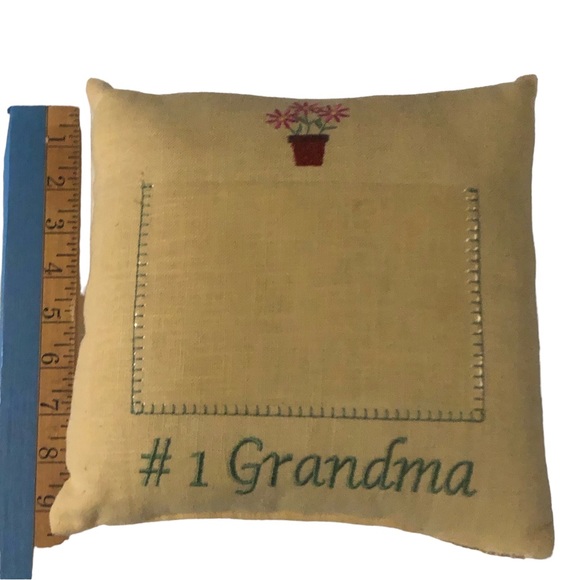 Two Picture Pillows for Grandma and Grandpa Size 9” X 9” Fits 4” X 6” picture - Picture 8 of 10